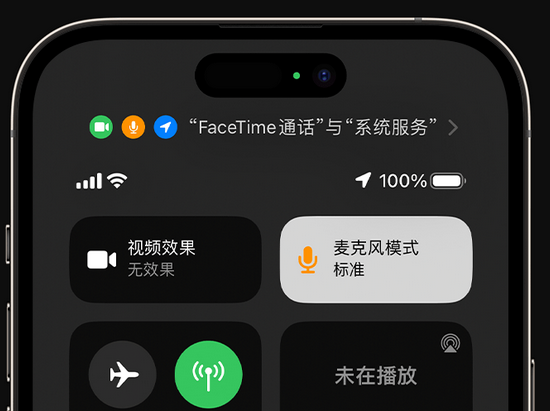 奎文苹果授权维修网点分享iPhone在通话时让你的声音更清晰 