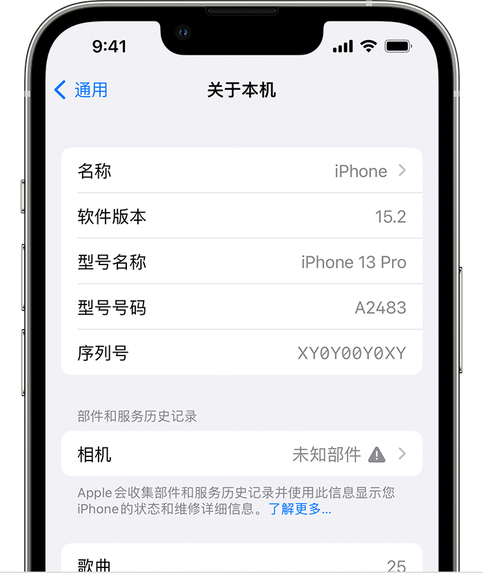 奎文苹果维修分享iPhone 出现提示相机“未知部件”是什么原因？ 