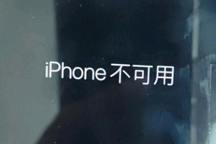 奎文苹果服务网点分享锁屏界面显示“iPhone 不可用”如何解决 