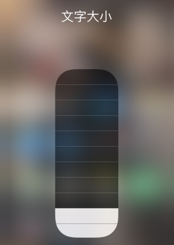 奎文苹果手机维修分享小技巧：在 iPhone 控制中心快速调节字体大小 